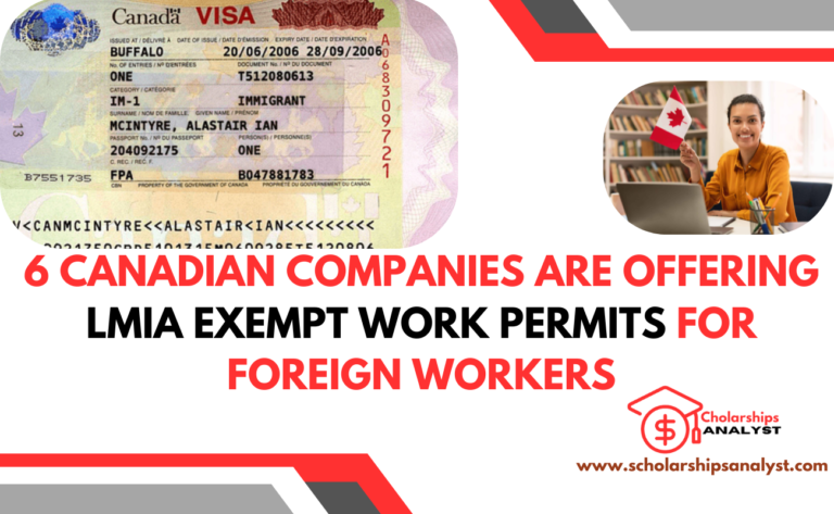 6 Canadian Companies Are Offering LMIA Exempt Work Permits for Foreign Workers