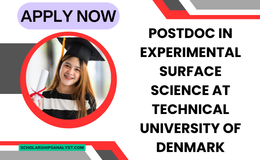 Postdoc in Experimental Surface Science at Technical University of Denmark