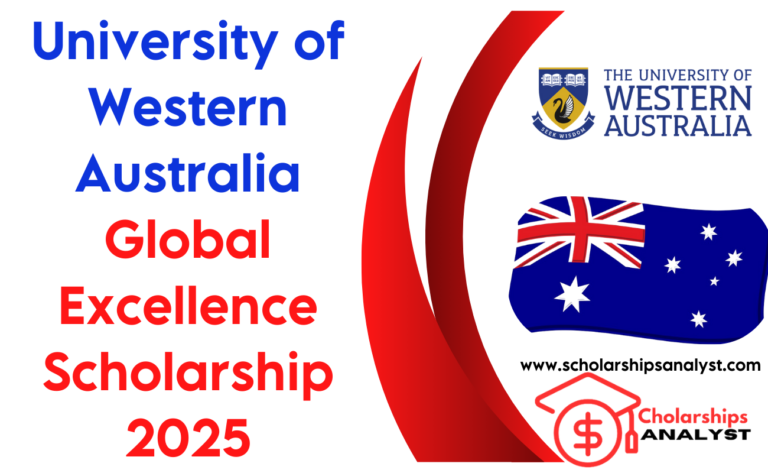 University of Western Australia Global Excellence Scholarship 2025