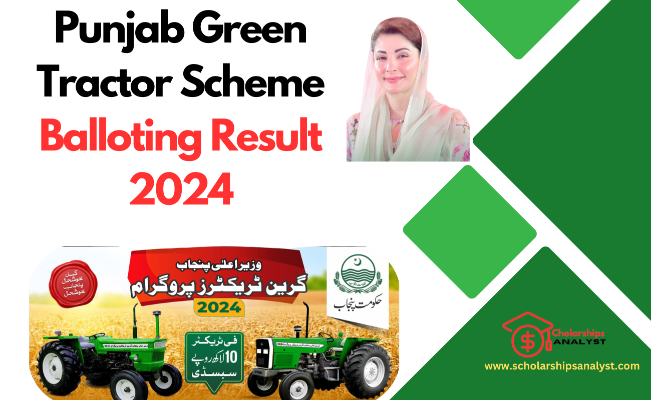 Punjab Green Tractor Scheme Balloting Result 2024